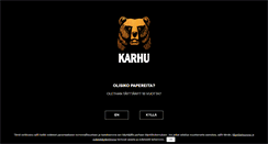 Desktop Screenshot of karhu.fi